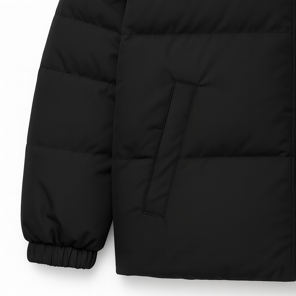 Achieved "Staple" Black Puffer Jacket